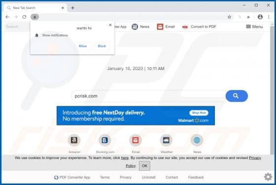 PDF Converter App Browser Hijacker
