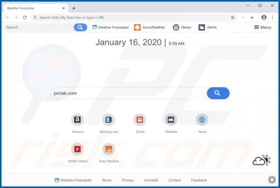 Weather Forecaster Browser Hijacker