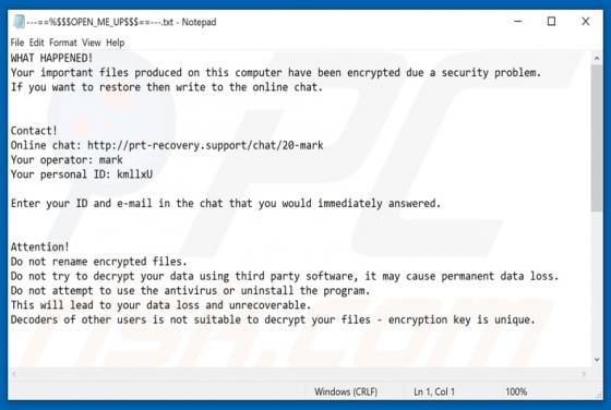 Mark Ransomware