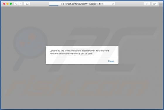 Centersourceoffreeupgrades.best POP-UP Scam (Mac)