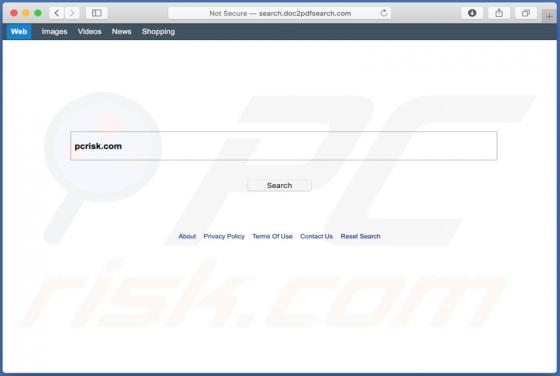 Search.doc2pdfsearch.com Redirect (Mac)