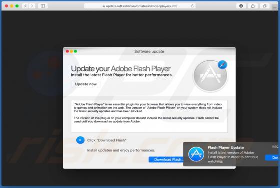 Reliableultimatesafevideoplayers.info POP-UP Scam (Mac)