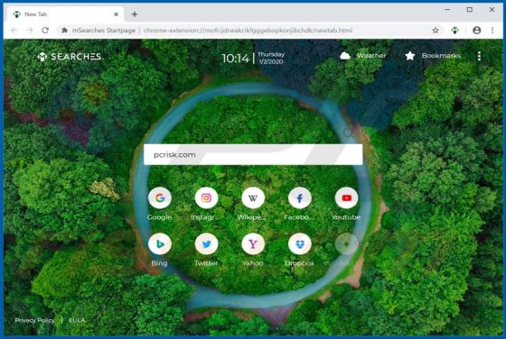 mSearches Startpage Browser Hijacker