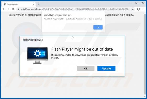 Installflash-upgrade.com POP-UP Scam