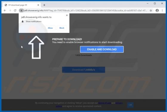 Showeverig.info Ads