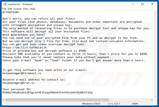 Topi Ransomware
