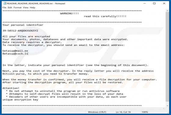 AlphaBetaCrypt Ransomware