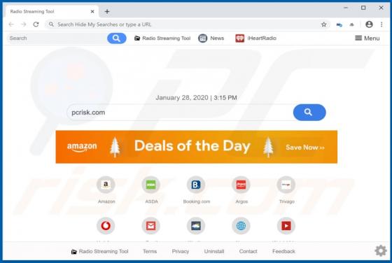 Radio Streaming Tool Browser Hijacker