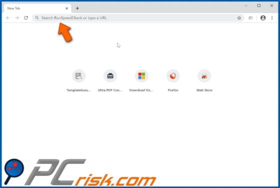 Run Speed Check Browser Hijacker