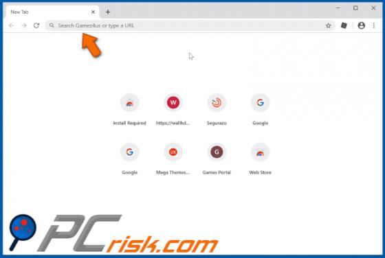 Gamez 4 Us Search Browser Hijacker