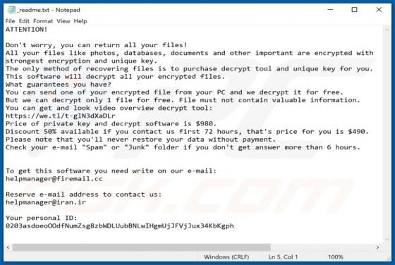 Repp Ransomware
