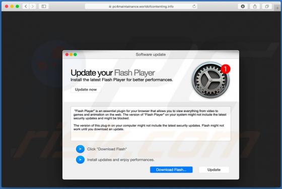 Worldofcontenting.info POP-UP Scam (Mac)