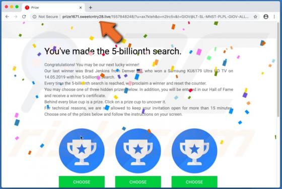 Sweetcntry POP-UP Scam (Mac)