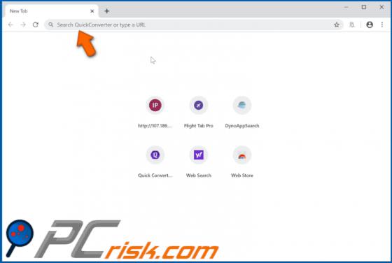Quick Converter Browser Hijacker