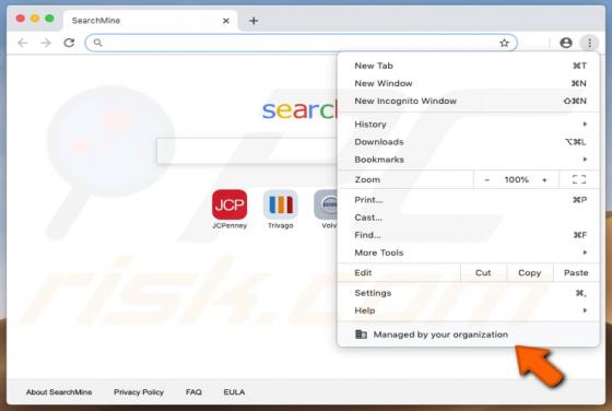 Chrome "Managed By Your Organization" Browser Hijacker (Mac)