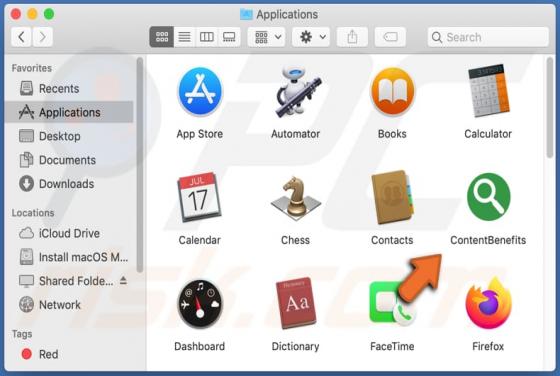 ContentBenefits Adware (Mac)