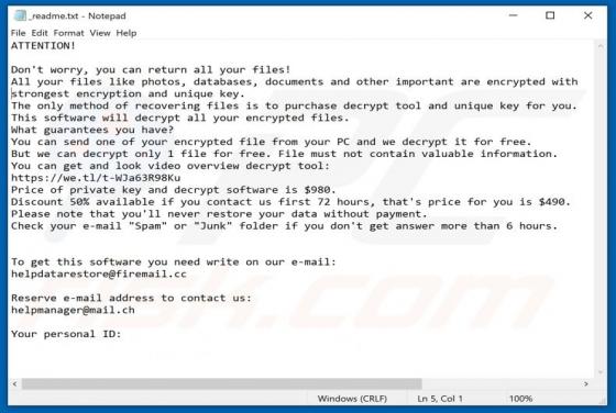 Rooe Ransomware