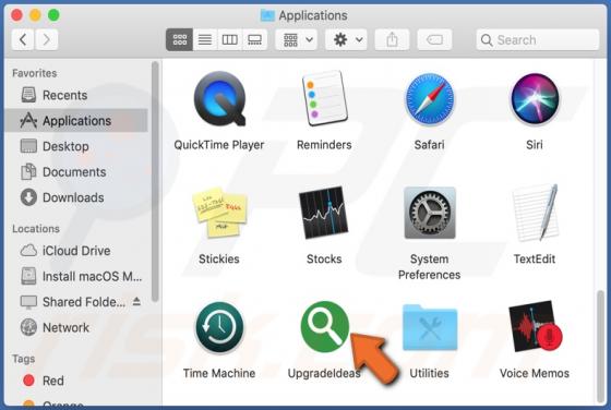 UpgradeIdeas Adware (Mac)