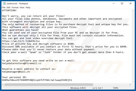 Mool Ransomware