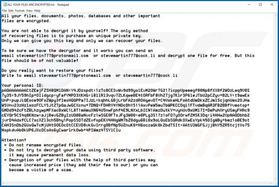 .Adame (Amnesia) Ransomware