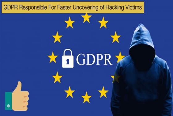 GDPR Responsible For Faster Uncovering of Hacking Victims