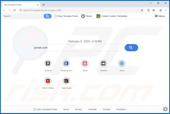 Easy Template Finder Browser Hijacker