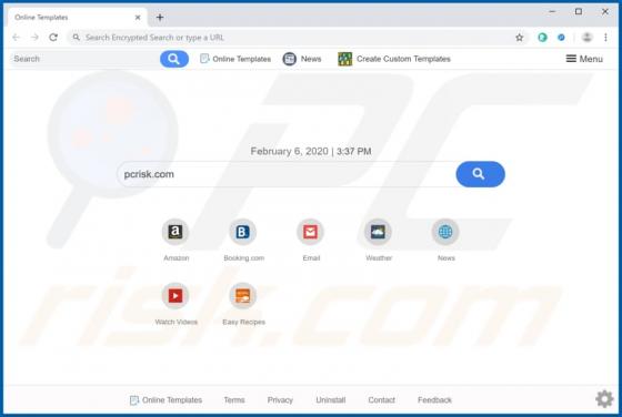 Online Templates Browser Hijacker