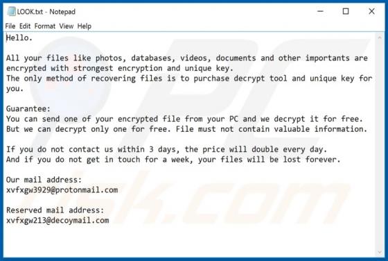 Pxj Ransomware