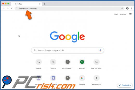 Feed.chunckapp.com Redirect (Mac)