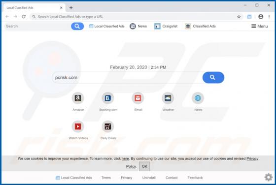 Local Classified Ads Browser Hijacker