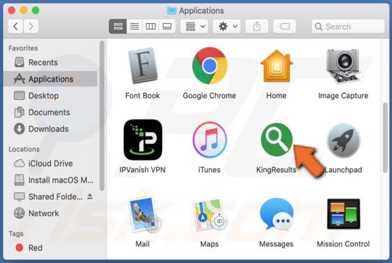 KingResults Adware (Mac)
