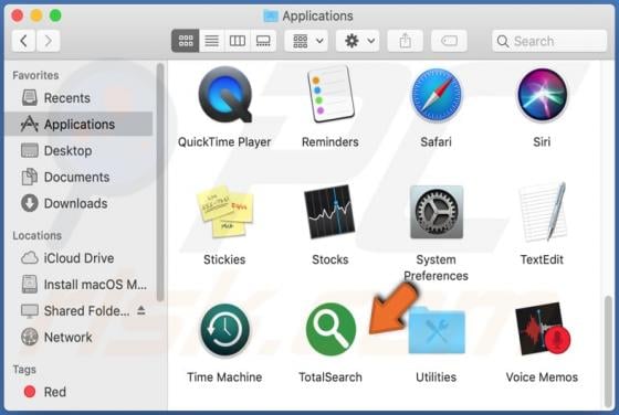 TotalSearch Adware (Mac)