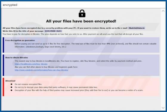 Kiss Ransomware