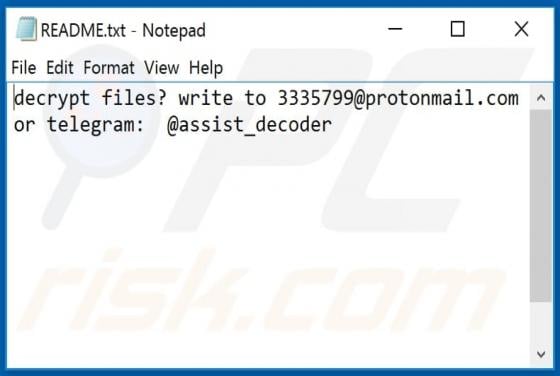 Assist_decoder Ransomware