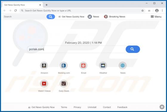 Get News Quickly Now Browser Hijacker