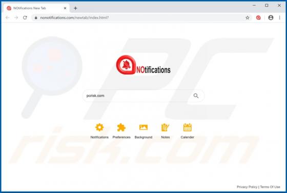 NOtifications Manager Browser Hijacker