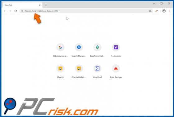 Easy Recipes Search Browser Hijacker