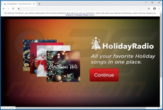 Holiday Radio Promos Adware