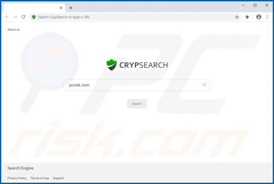 CrypSearch Browser Hijacker