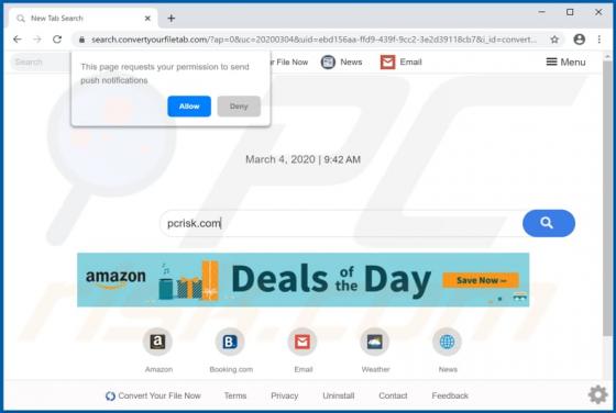 Convert Your File Now Browser Hijacker