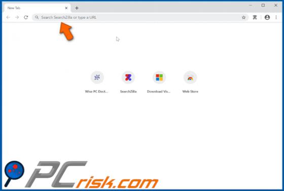 SearchZilla Browser Hijacker
