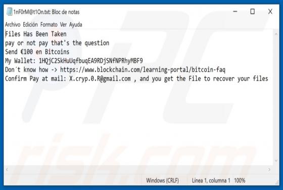 N2019cov Ransomware