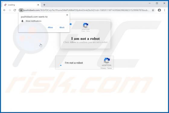 Pushisback.com Ads