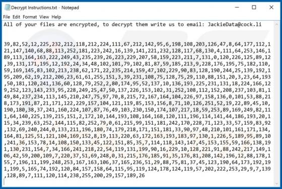 encS Ransomware
