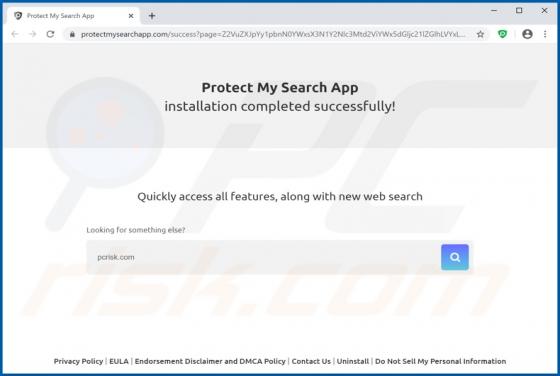 Protect My Search App Browser Hijacker