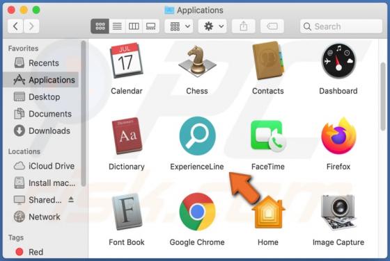 ExperienceLine Adware (Mac)