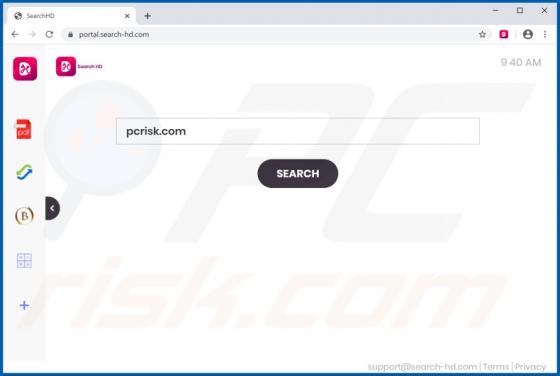 SearchHD Browser Hijacker