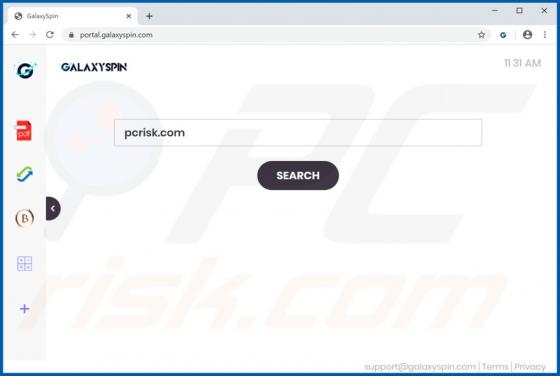 GalaxySpin Browser Hijacker