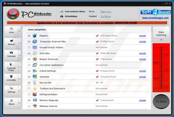 PC Win Booster Unwanted Application
