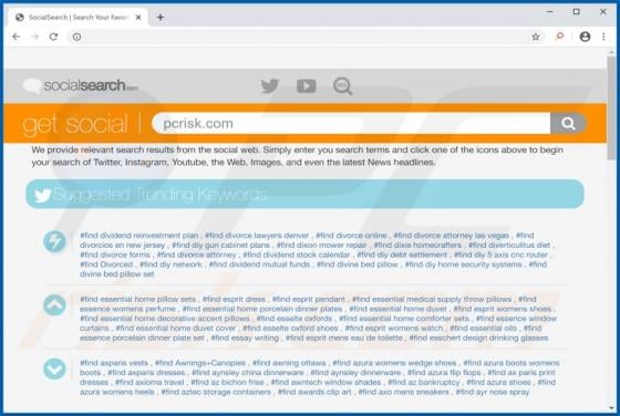 Social Search Browser Hijacker